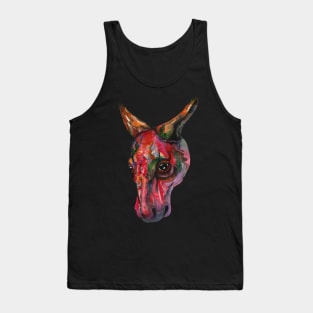 Strange cow skull Tank Top